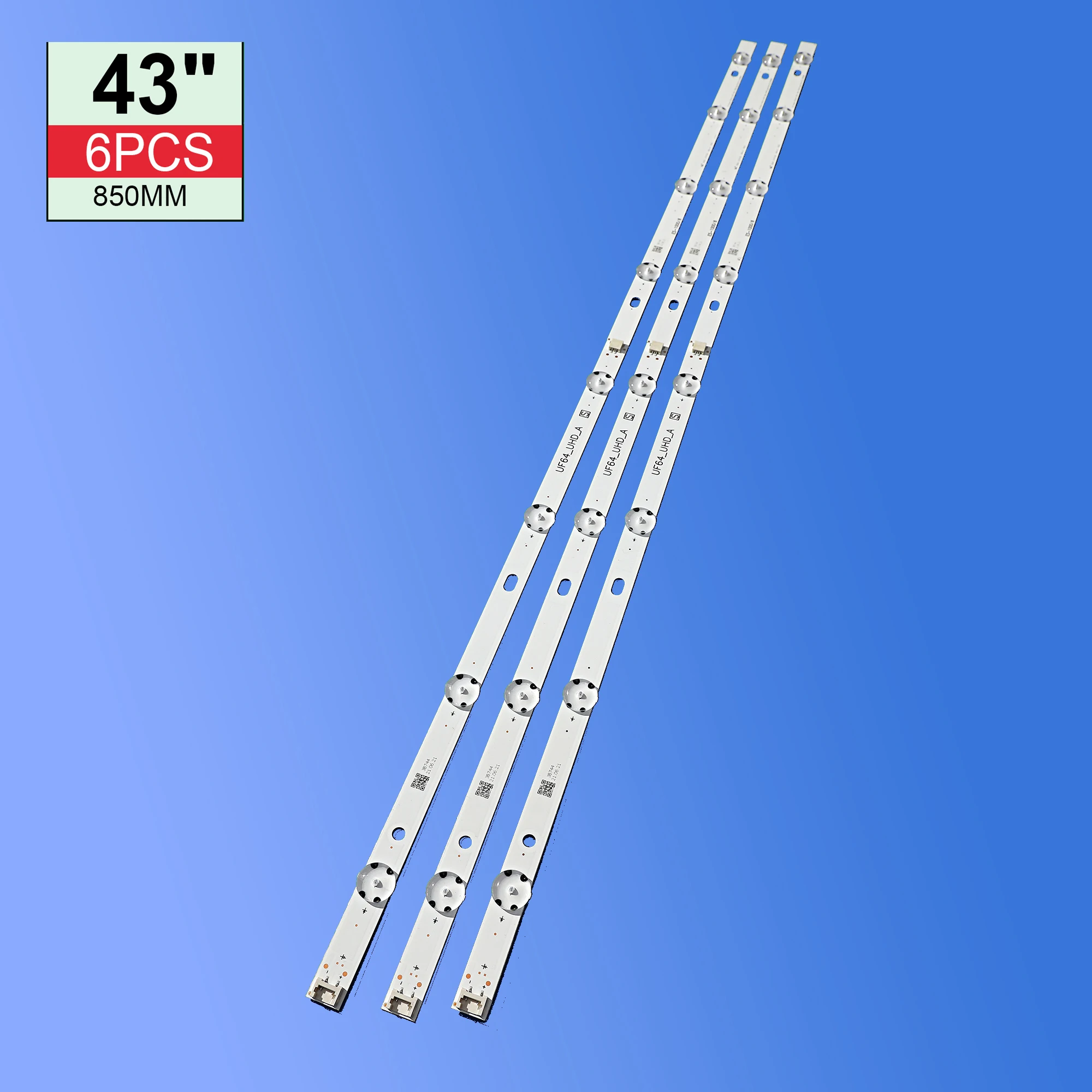 Rétro-éclairage LED pour 10TV 8LED, 43UF640T 43UH619v 43UH620V 43UH610V 43UH6030 43UF6407 43LH60 _ FHD _ A UF64 _ UHD _ A 43LH60FHD 43UF6409