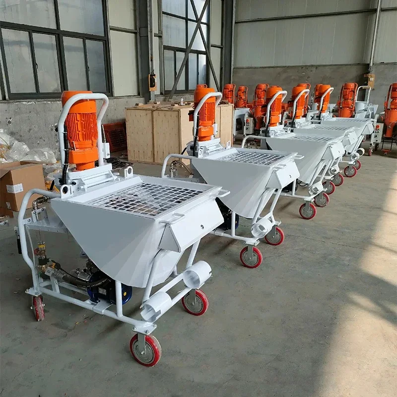 Most popular wall cement plastering machine  For Sale  fully automatic indoor plaster sprayer