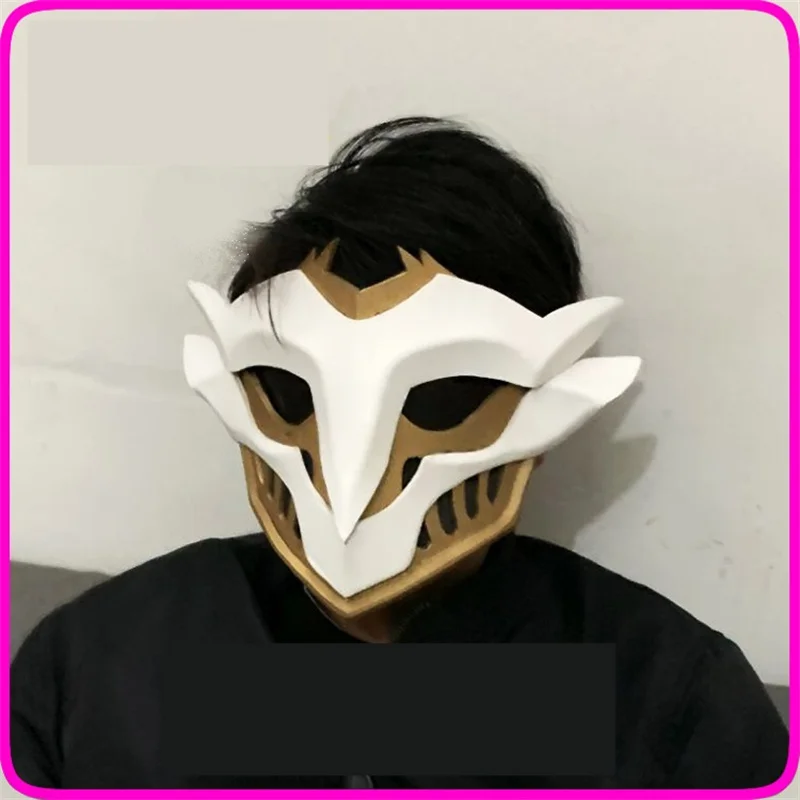 LOL Animation Arcane Wildfire Gang Cosplay Ekko Jinx Mask The Boy Who Shattered Time Halloween Party Masquerade EVA Toys Props