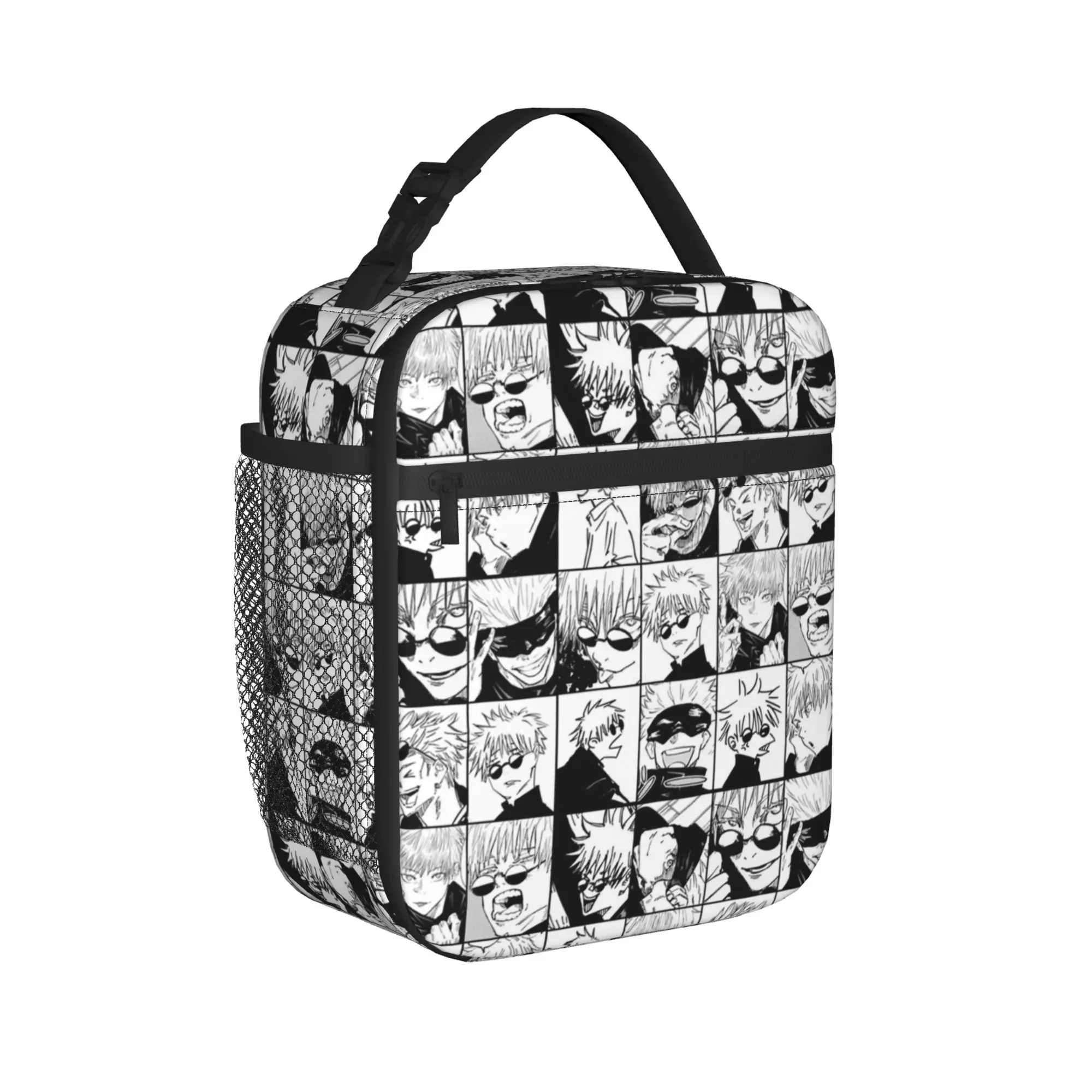 Gojo Satoru JJK Anime Thermal Insulated Lunch Bags for Travel  Portable Food Bag Thermal Cooler Lunch Boxes