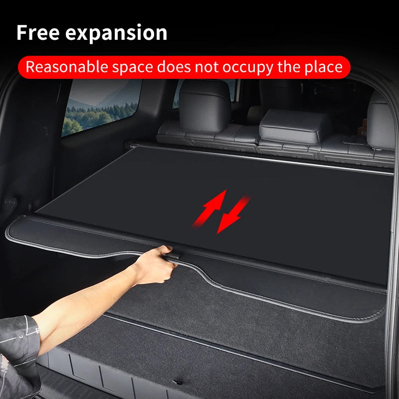 For Toyota Land Cruiser 250 Prado LC250 FJ250 J250 2024-2027 Retractable Cargo Divider Storage Shelf Trunk Accessories