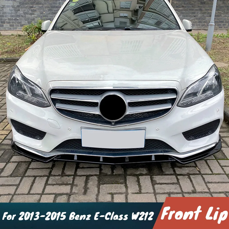 

Для 2013-2015 Mercedes Benz E-Class W212 3 шт./компл. автомобильный передний бампер спойлер для губ BodyKit защита внешние аксессуары для тюнинга