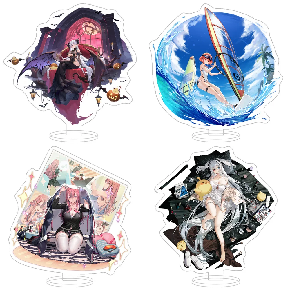 Guo Xiao Luo Azur Lane Richelieu Jean Bart Sirius Zuikaku Janus Seydlitz Chapayev Drake Acrylic stand anime desk ornament gift