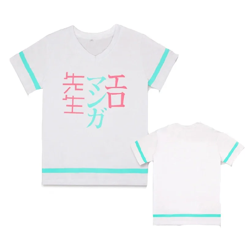 Anime Eromanga Sensei Sagiri T-Shirts Izumi Cosplay Costumes Summer Short Sleeve Casual Tops Fancy Tee Shirt