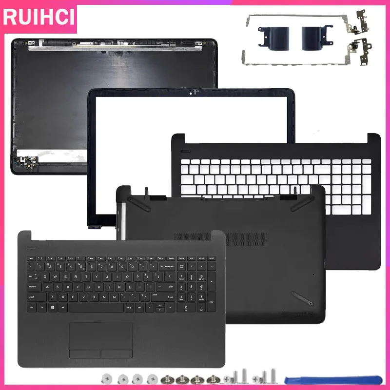 For 15-BW 15-BS 15T-BR 15T-BS 15Z-BW 250 G6 255 G6 TPN-C129 LCD Back Cover/Bezel/US RU SP Palmrest Upper/Bottom/Hinges