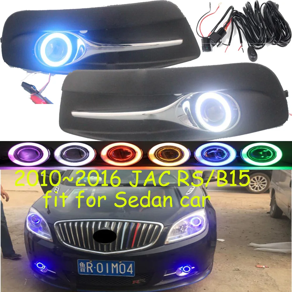 2010~2016year car bumper headlight for JAC RS fog projector lens light JAC J6 J5 car accessories CCFL JAC headlamp