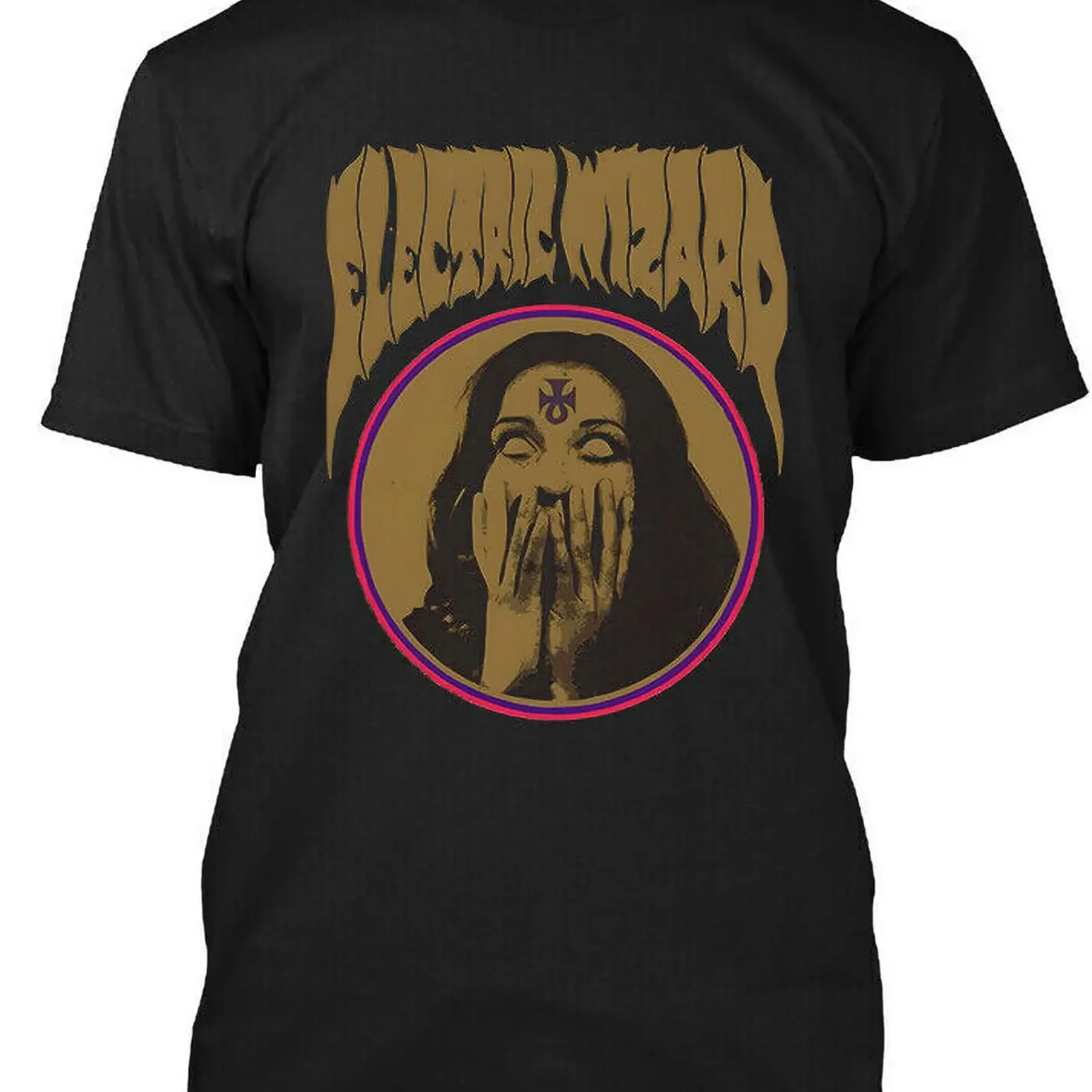NWT Electric Wizard English Sludge Metal Music Band Logo T Shirt S 4XL BlackXS vintage Washed Casual Stretched Slightly graphic