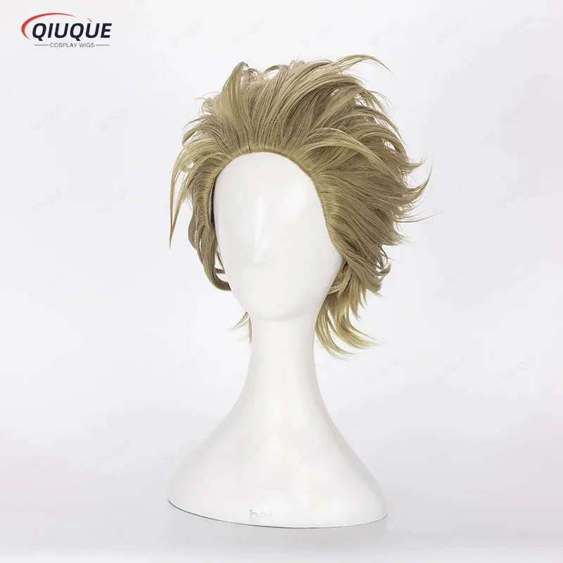 2025 yiyi جودة عالية رقم 2 هوكس هوكس قصير تأثيري Boku no Hero Academia مقاومة للحرارة الباروكات + غطاء شعر مستعار مجاني