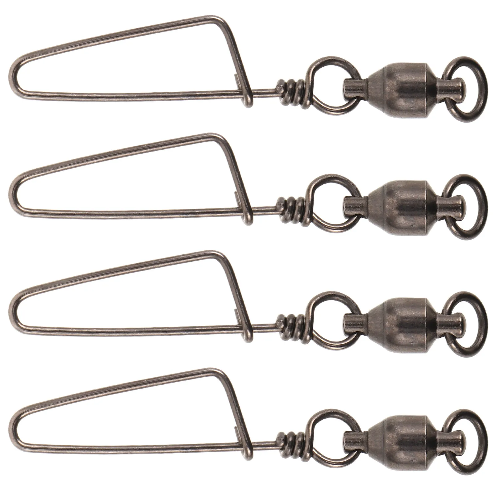 

4Pcs Heavy Duty Kite Swivel with Iron Ball Bearing Snap Hook for Large Size Kites Smooth Rotation Weatherproof Line Protection