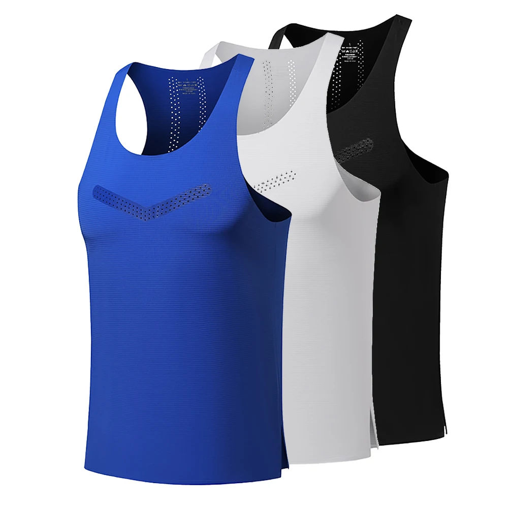 

Men Run Tank Top Fitness Vest Running Sleeveless Mens Soprt Singlet