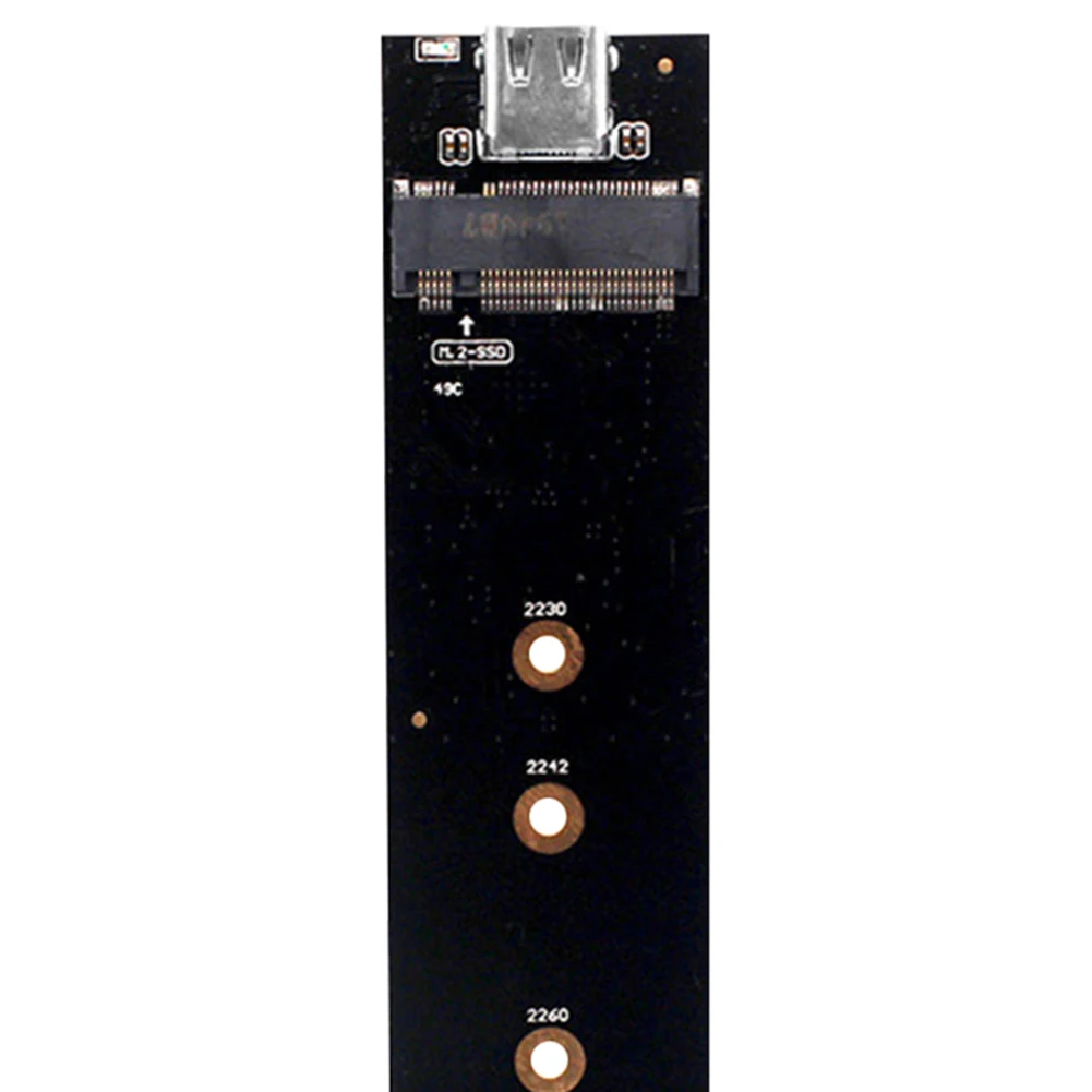 M.2 To USB 3.1 Type C Converter Board 10Gbps 6Gbps SSD Adapter NGFF B+M Key SSD To USB 3.1 Type C for 2230 2240 2260 2280 M2 SSD