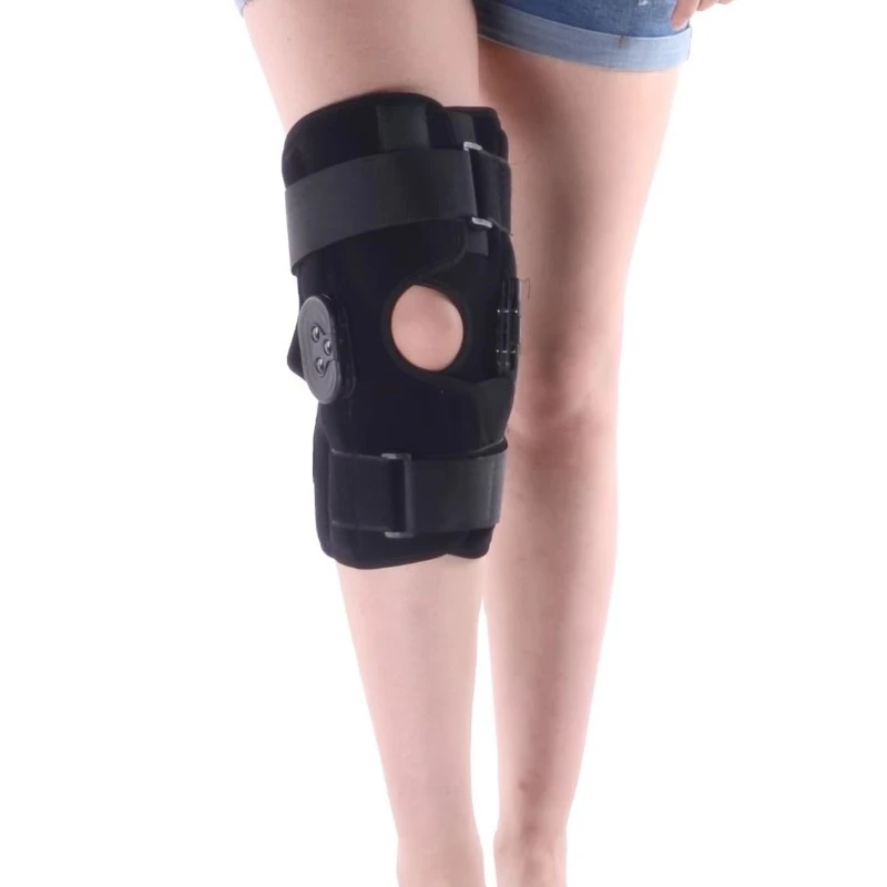 Adjustable medical knee pads Compression open patella knee pads Support hinge knee pads