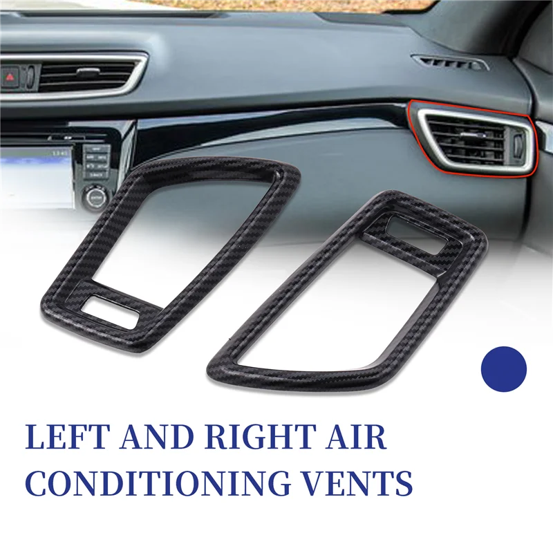 

A03G-3 шт., автомобильная вентиляционная крышка кондиционера, центральная накладка для Nissan Qashqai J11 X-Trail X Trail T32 2014-2020