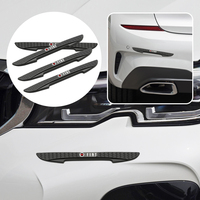 4Pcs Silicone Car Door Edge Protector Sticker Anti Collision Anti-scratch Strips For FIAT 500 Abarth Doblo Tipo Panda Ducato 600