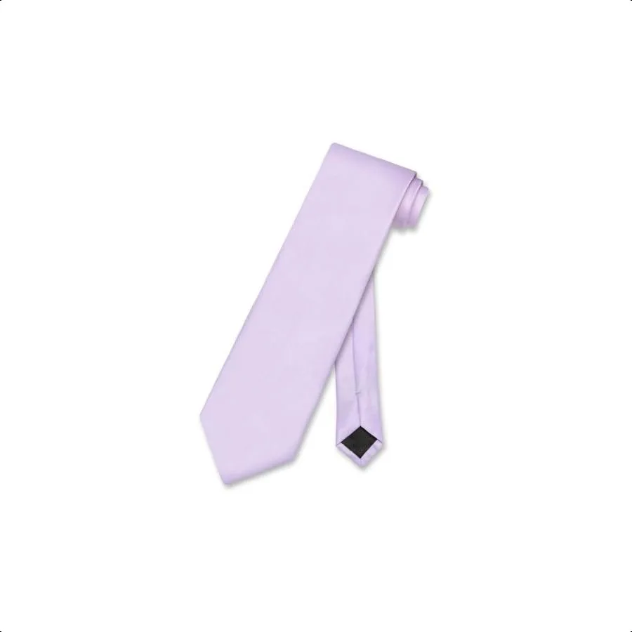 

NeckTie Solid Lavender Purple Color Men's Neck Tie Lavender Light Purple One Size