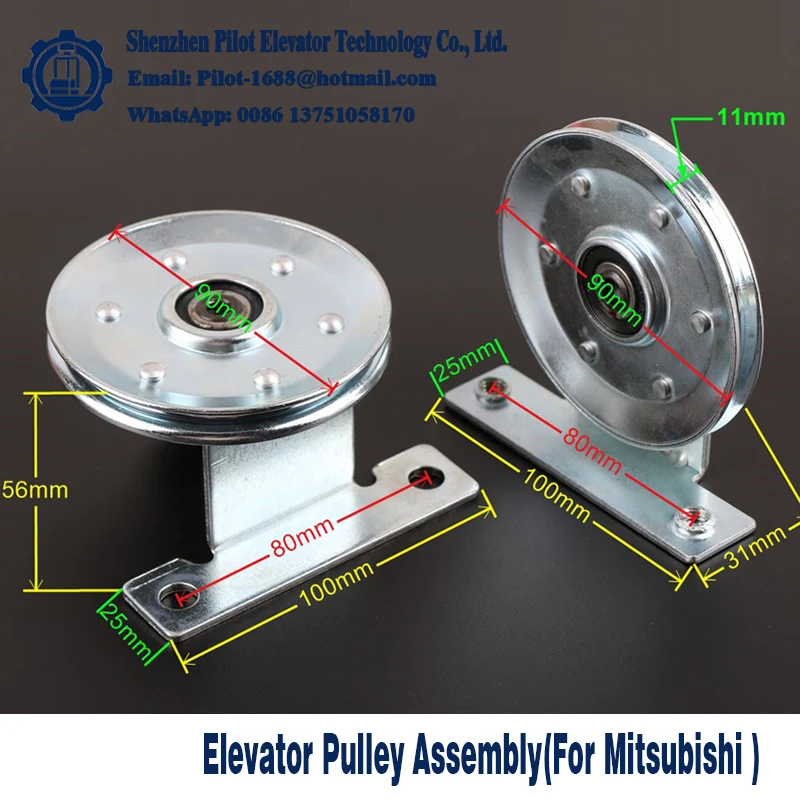 

For Mitsubis*i Elevator Pulley Assembly YA139C236G01 Elevator Pulley Assembly 90x11x6200 Lifters spare parts