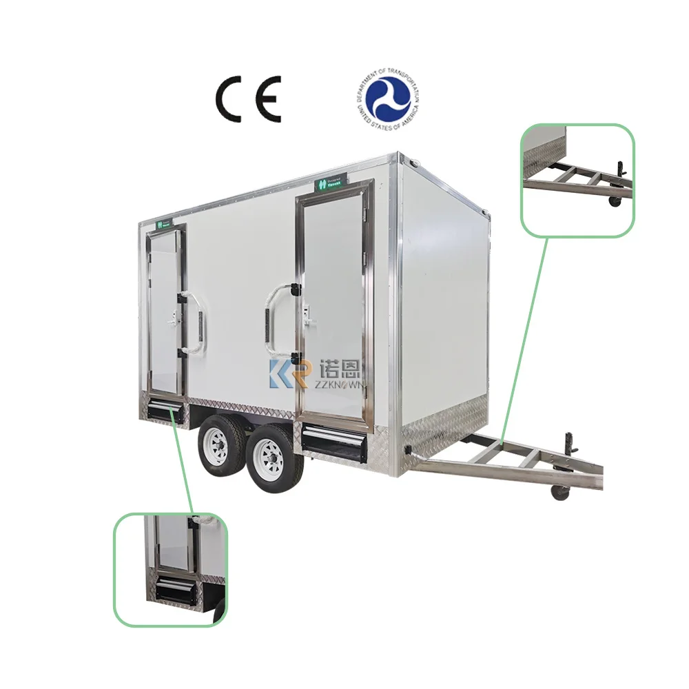 Portable Toilet Modern Design Moulding Squat Restroom Trailers Modular Temporary Mobile Toilet