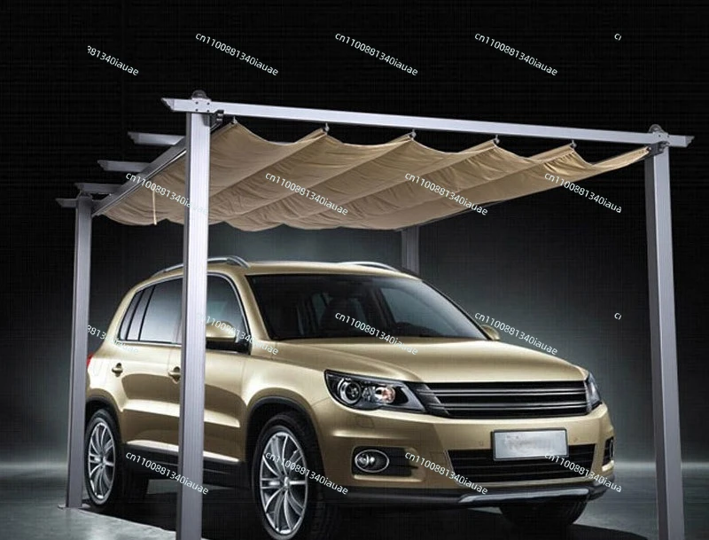 

Террасный выдвижной навес из алюминиевого сплава для двора и сада, уличный тент с ручным телескопическим механизмом для дома