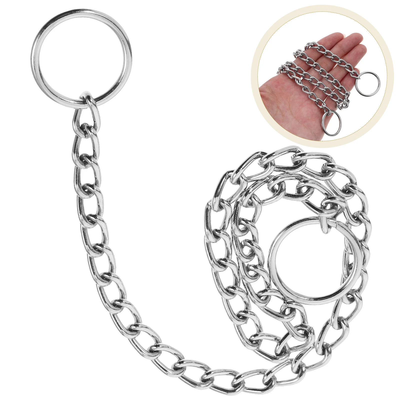 

Metal Pet Chain Pet Collar Dog Collar Neck Chain Puppy Collar Neck Chain Pet Jewelry Accessory Pet Neck Chain Ornament Pet Chain