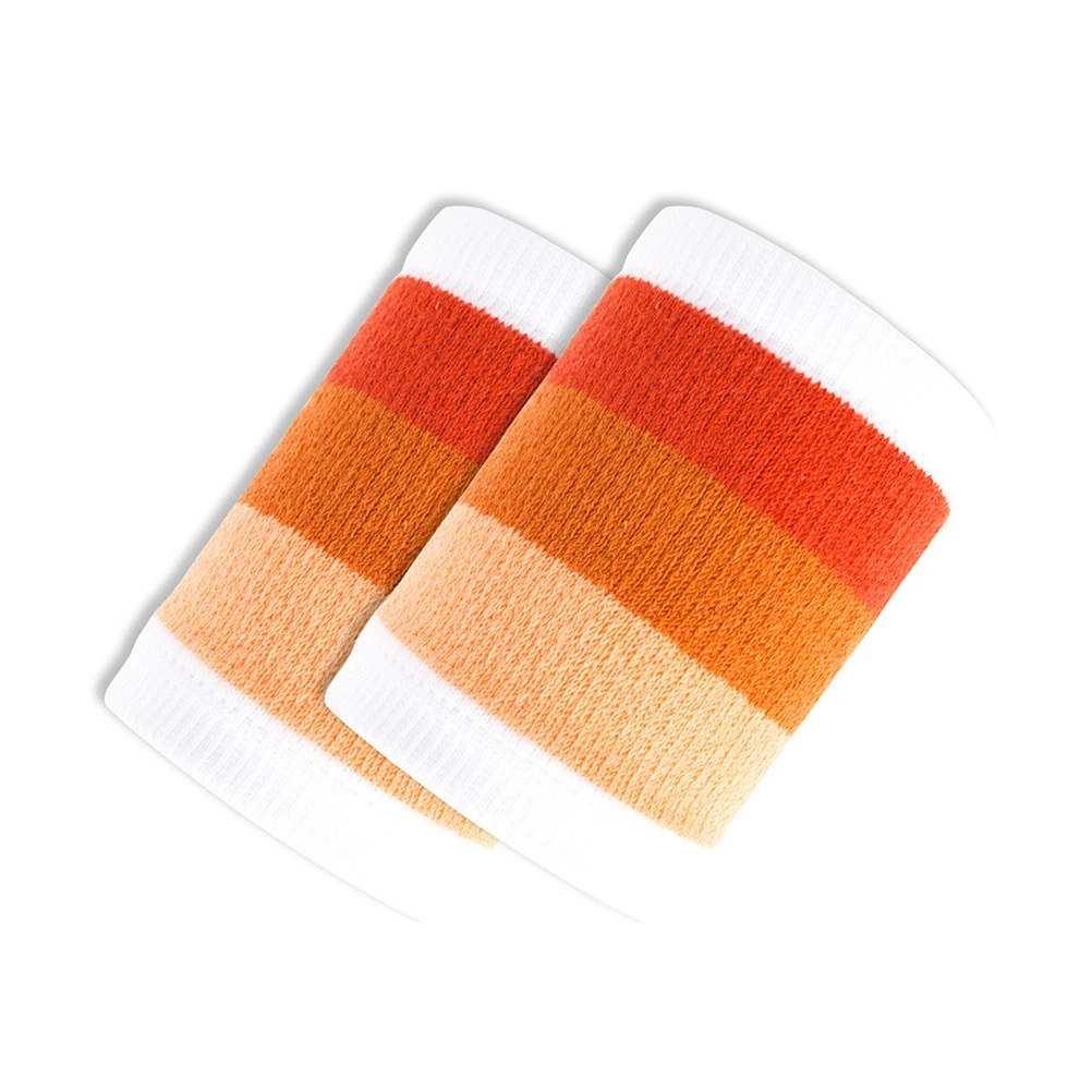 

Sweatproof Sports Wristbands Durable Cotton Wrist Straps Breathable Fitness For Gym Yoga Men Women Coral Red