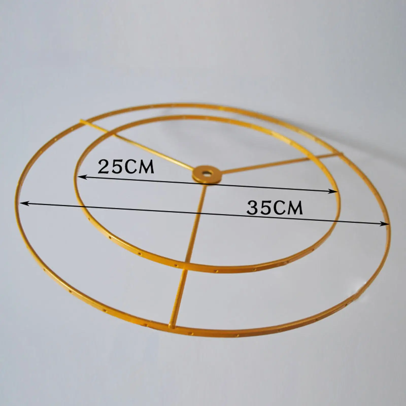 Lamp Shade Frame Ring DIY Bedside Light Stand Support Lamp Shade Holder Ring Metal for Living Room Bedroom Bar Party Light Cover
