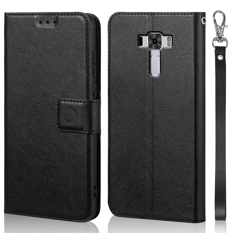 Case for Asus Zenfone 3 Laser ZC551KL case Flip PU Leather Phone Card Holder Stand Case Telefon Protector Wallet Coque Bag