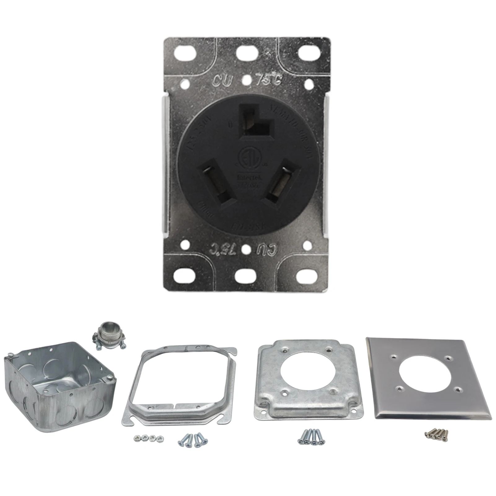 

Розетка профессионального уровня 30 А — конфигурация NEMA 10-30R для гибкой мастерской или гаража