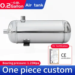 Tanque de compresor de aire de acero inoxidable, tanque de presión de aire de 0,8 L y 0,2 galones, tanque pequeño de almacenamiento de Gas, amortiguador de vacío