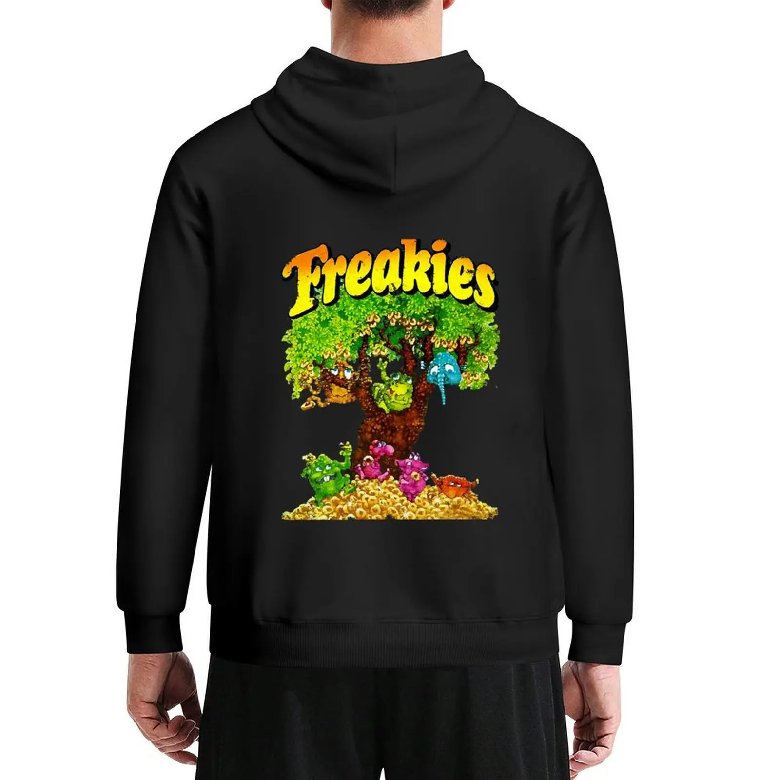 Freakies الحبوب هوديي الرجال ملابس الخريف الخريف الخريف الملابس سترة الرجال اليابانية هوديي