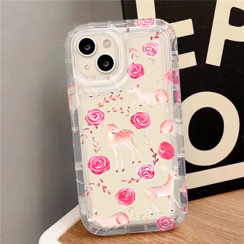 Full Screen Cherry Strawberry Case For Samsung Galaxy A15 A05S A05 A14 A55 A24 A13 A23 A73 A12 A22 A32 A52 A52S A72 A31 A51 A71