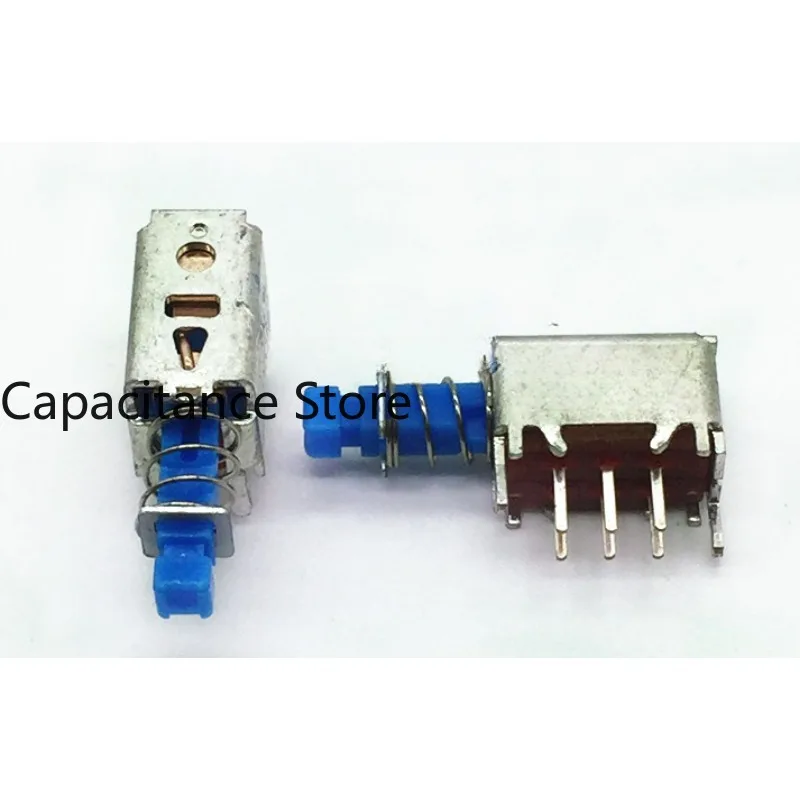 5PCS SPPJ320600 self-locking switch 6-pin push-pull  with lock direct key  button