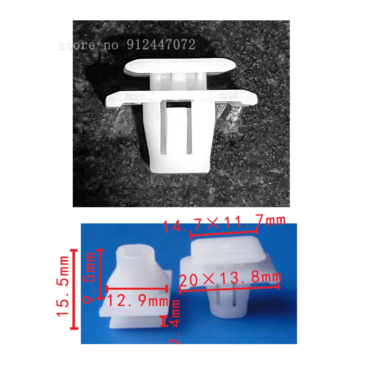 

50/100 боковой корпус формовочный зажим для Honda 75315S9A004 75315STKA0175315-S9A-004 75315-STK-A01 Передняя и задняя двери