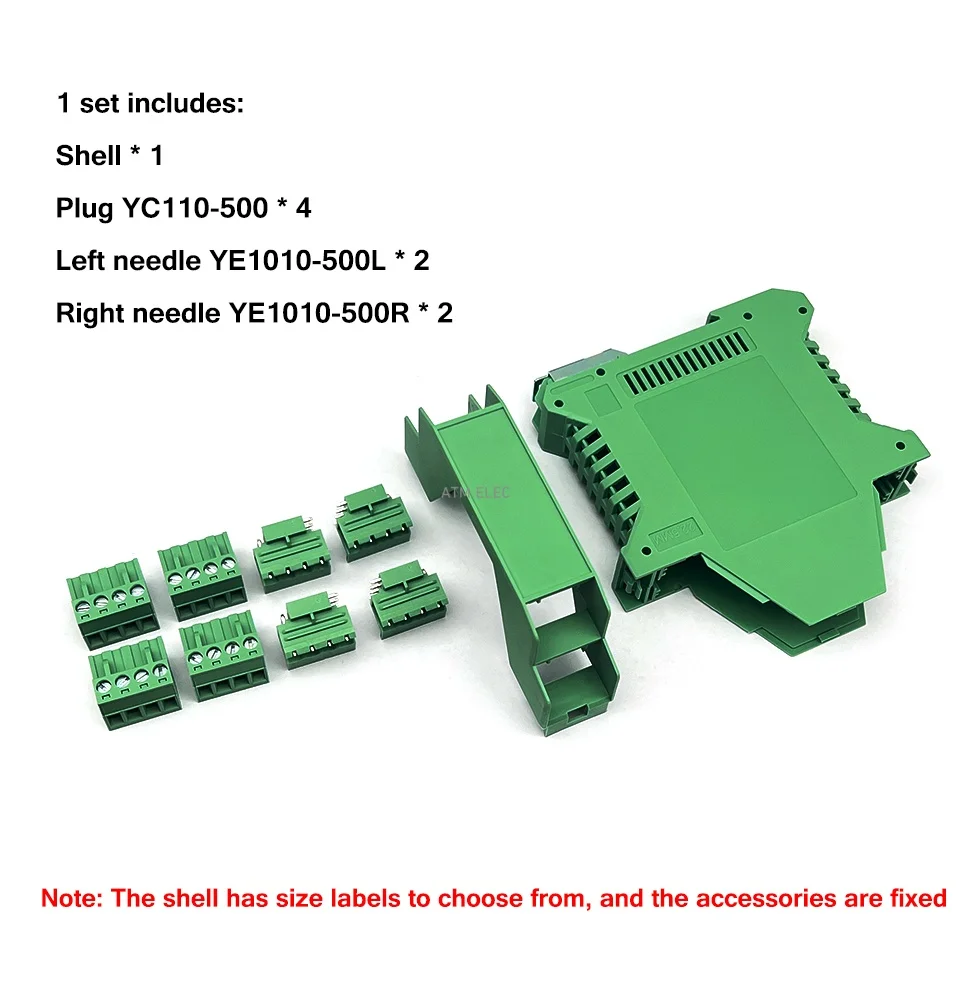 Rail Type Signal Isolator Housing 15-19 Replace Feinikesi ME 22.5mm Transmitter Housing Electronic Module Controller Housing