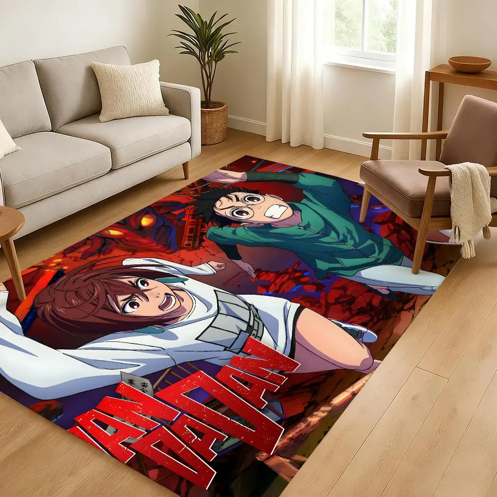 DAN DA DAN Floor Mat Soft Thickened Absorbent Non-Slip Bedroom Living Room Door Mat Home Decor Flannel Rugs