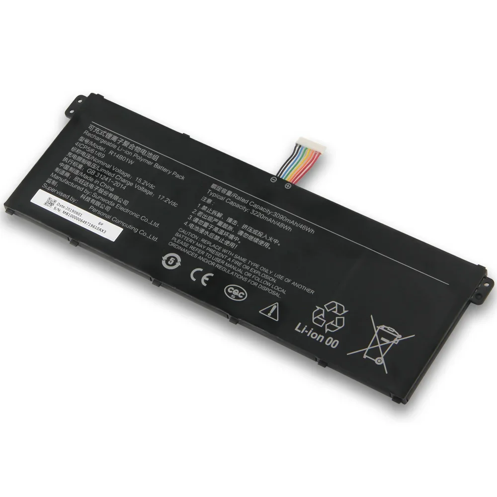 Replacement Battery R14B01W For Xiaomi RedmiBook 14 XMA1901-AG XMA1901-AA High Quality Batteries 3220mAh With Tool