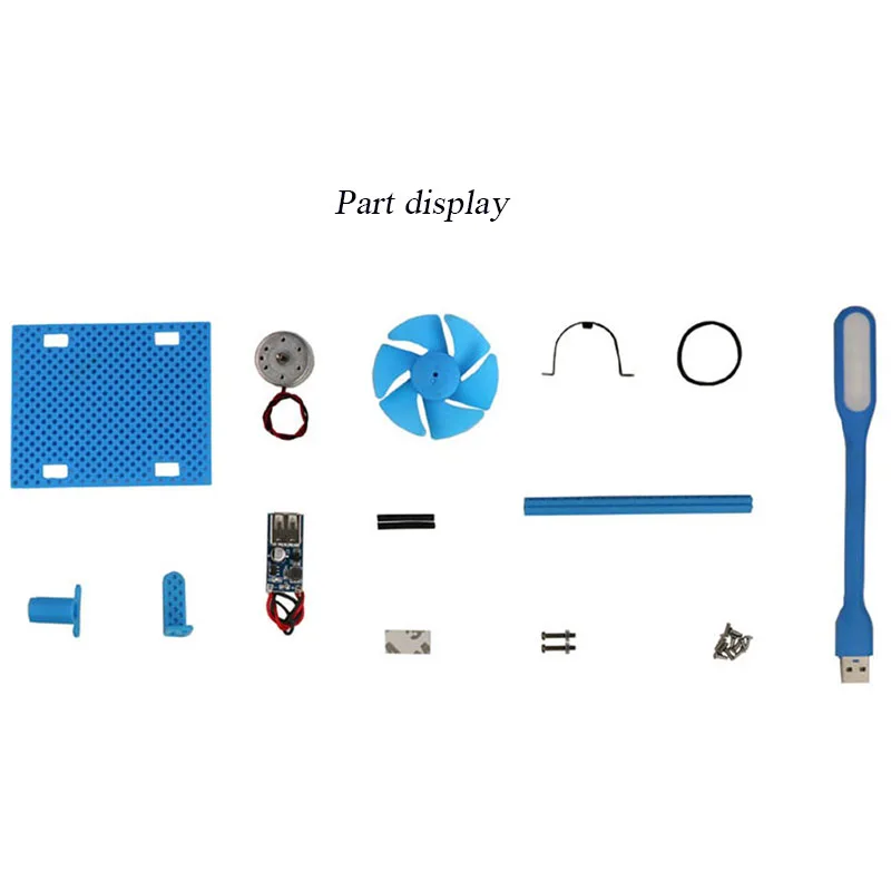 Diy Wind Aangedreven Generator Handgemaakt Wetenschappelijk Experiment Model Speelgoed Met Materiaalpakket + Stuur Schroevendraaier