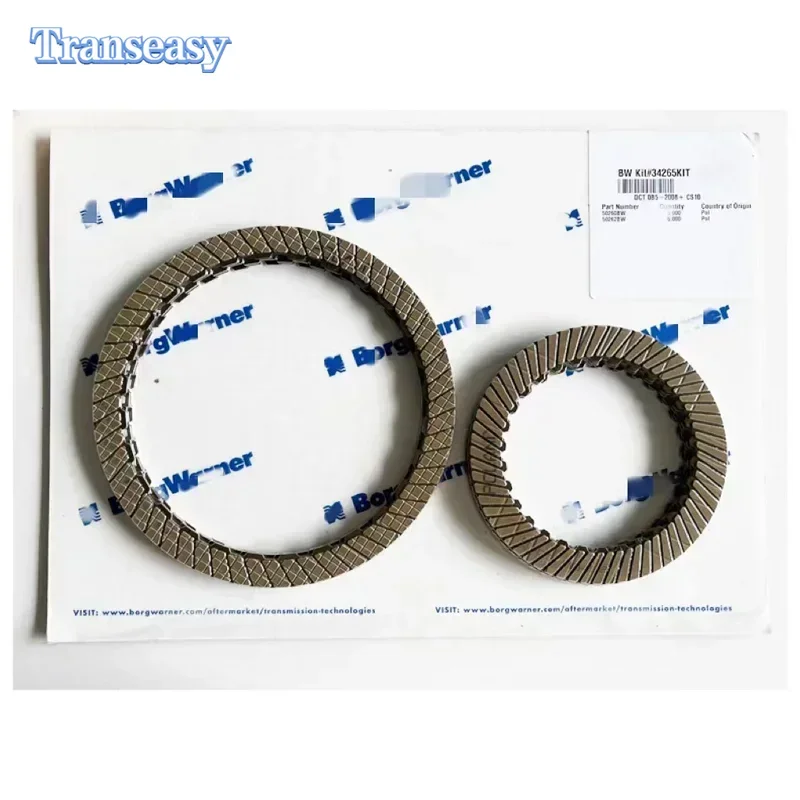 

Borg Warner 0B5 DL501 7Speed Transmission Wet Dual Clutch Friction Kit Fits For Audi A4 A5 A6 A7 Q5