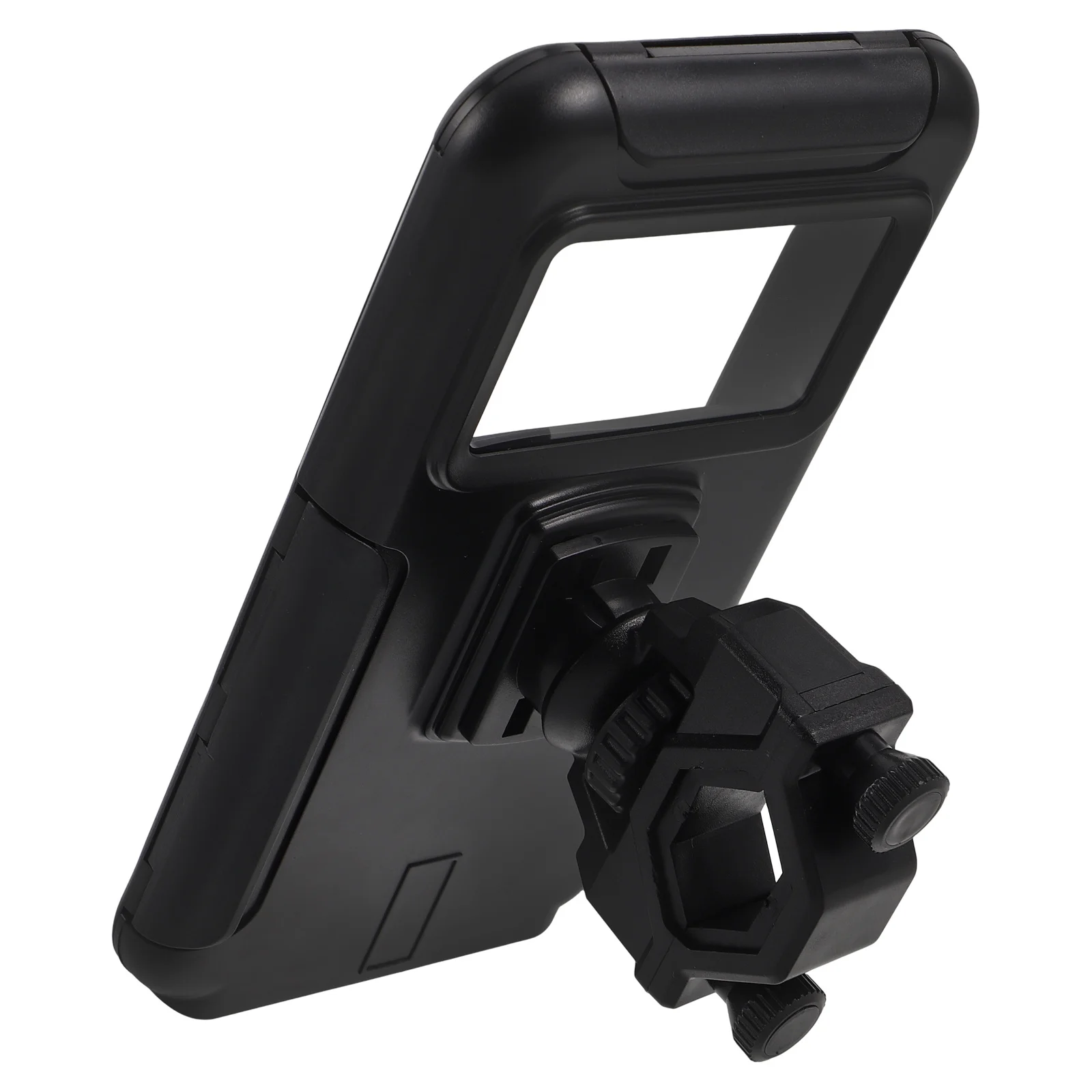 

Universal Waterproof Phone Holder for Motorcycle Bicycle Handlebar Mount Black Cellphone Clamp for Navigation