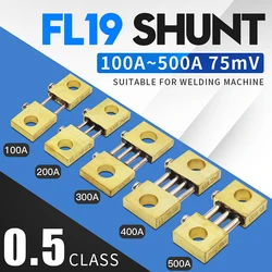 VaneAims FL-19 Shunt 600A 500A 400A 300A 200A 150A 100A 75mV DC Ammeter Shunt Resistor for Digital Voltmeter Current Meter