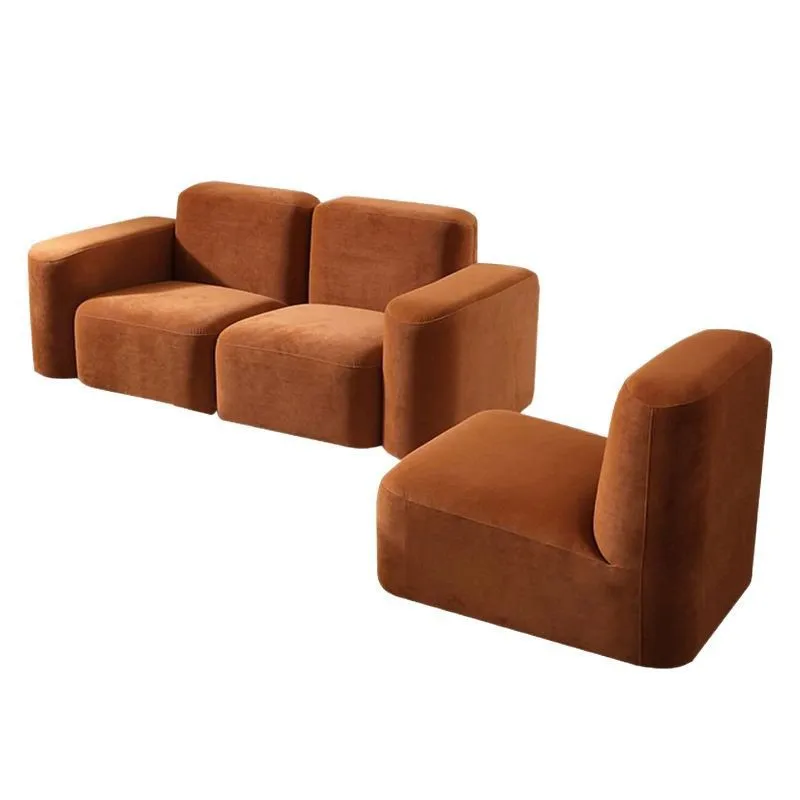 

Nordic multi-person technology cloth minimalist multi-person sofa living room modern cream Xiaohongshu wabi-sabi wind bread sofa