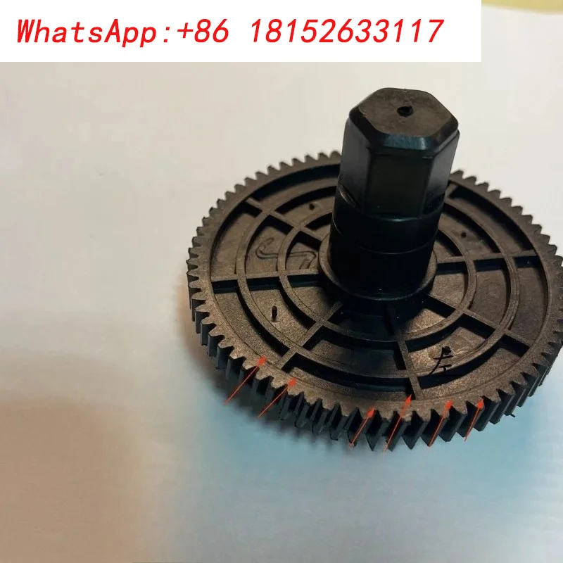 Massage Pillow Gear Shell Shawl Movement Accessories Plastic Hexagonal Shape Black 74mm Diameter MM