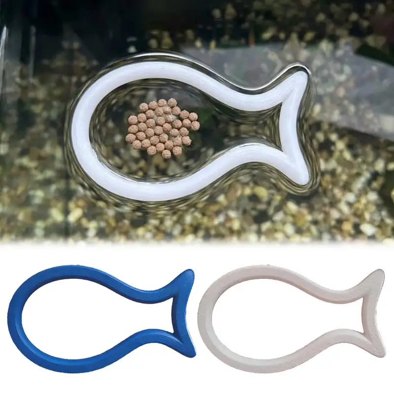 Fish Tank Feeding Ring Accessory 2/4/6pcs Anti Diffusion Stable Floating Design for Aquariums