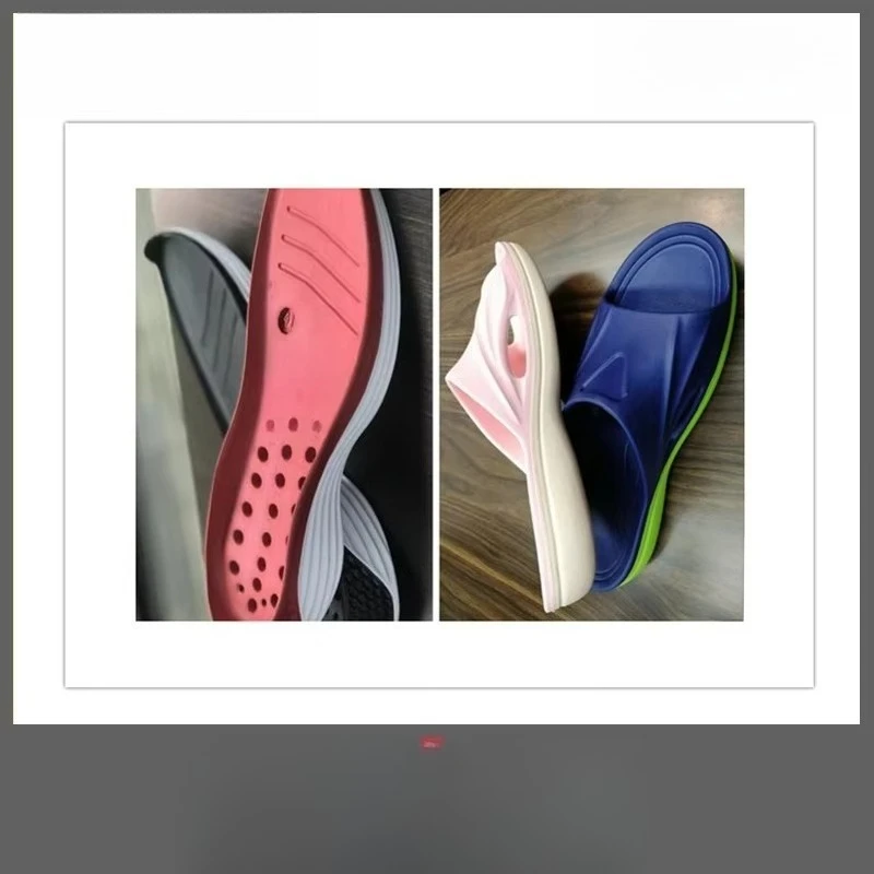 Automatic EVA Two Color Foaming Moulding Machine EVA Sole Slipper Shoe Making Machine - view 2