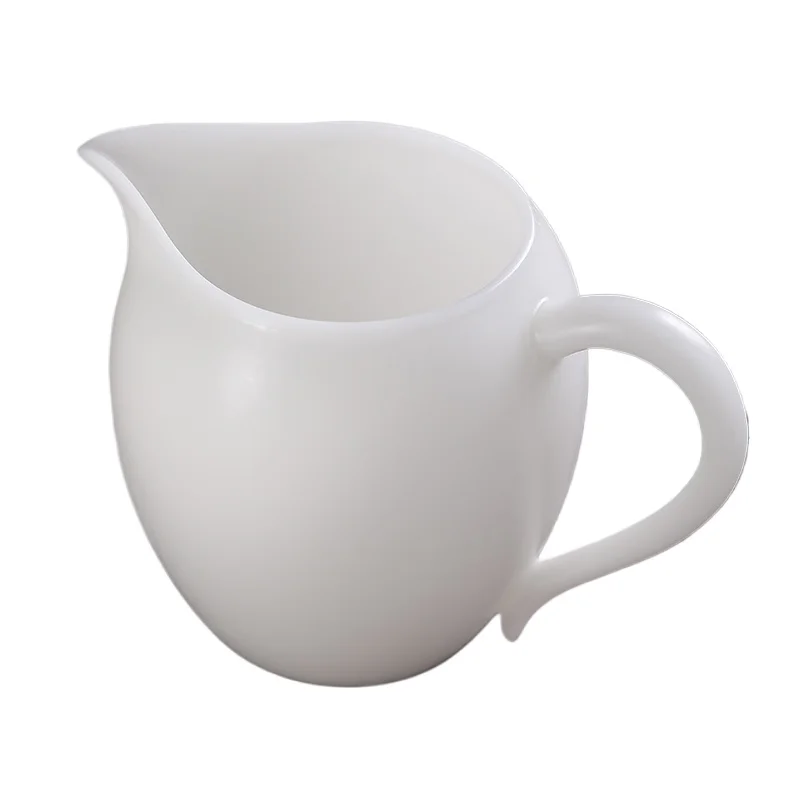 

Jade porcelain Dehua white porcelain fair cup sea tea set anti-scalding male cup ceramic tea set leak