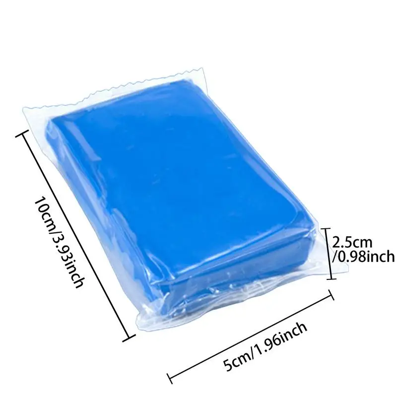 Auto Clay Bar 100g Car Detailing Tools Washing Cleaner Sludge Mud Remove Magic Blue Exterior Care Cleaning Brush Car Accessories