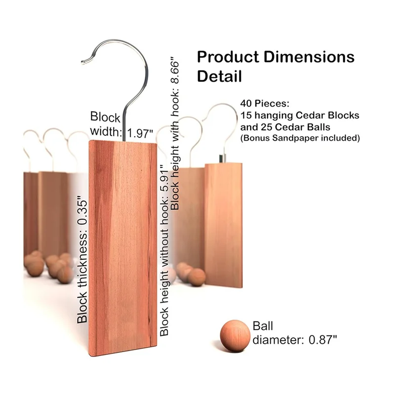 

AB41-Cedar Blocks For Clothes Storage Cedar Blocks Cedar Chips For Closets Storages, Cedar Blocks For Wardrobes Closets And Draw