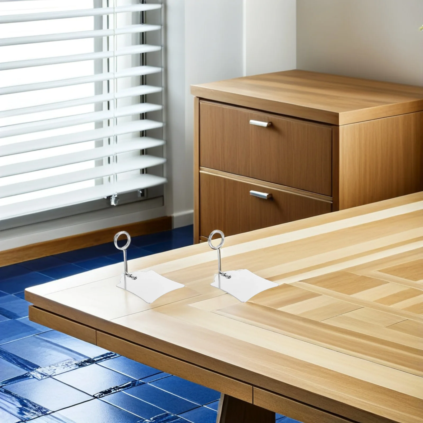 5 قطعة حامل شارة السعر مقاطع سوبر ماركت معدنية غير قابلة للتلف مكتب تسجيل حامل الإعلان سلك كليب التسمية عرض حامل #5