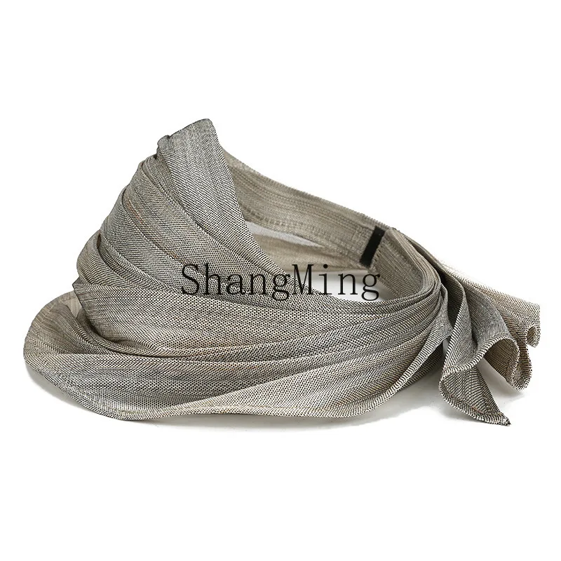 

DSA new summer fashion unique gold silk grass cloth visor straw hat children foldable decoration