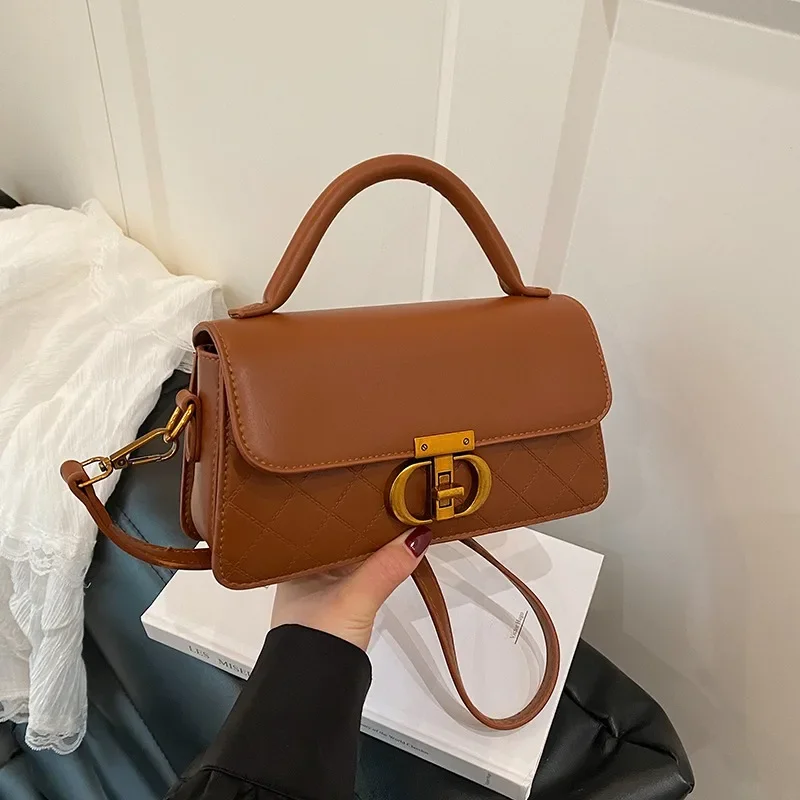 

Luxury High-End Minimalist Vintage Fashion Bag With Unique Letter Logo Design For Women Casual Crossbody Style Large Capacity