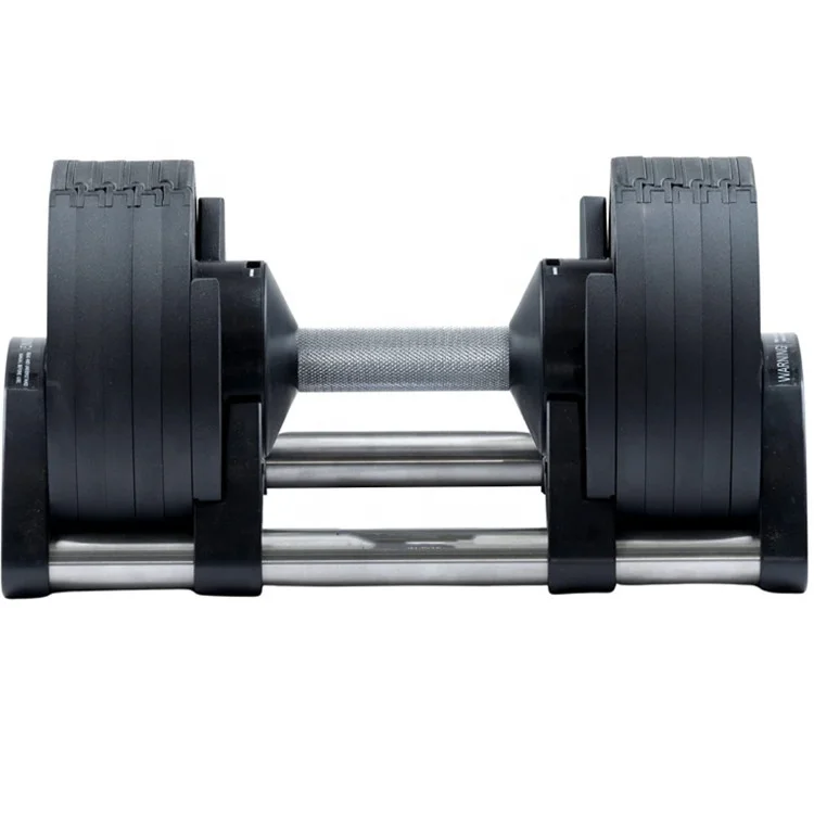 

2022 High Quality Upgraded Fast Adjusting Adjustable Dumbbell Sets Multiple Levels Weight with One-hand 5 to 80 Lbsin Stock